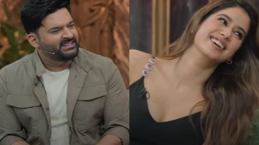 "The Great Indian Kapil Show" peaked when Janhvi Kapoor's response to playful banter about her rumored beau