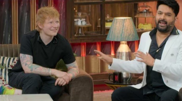 Kapil Sharma with Ed Sheeran