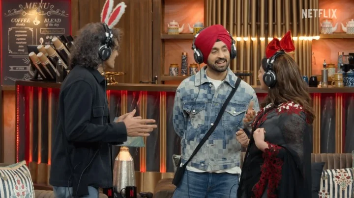 The Great Indian Kapil Show (Netflix) Episode 3 Review: Finally Parineeti Chopra, Imtiaz Ali and Diljit Dosanjh Bring Josh to The Set 2024