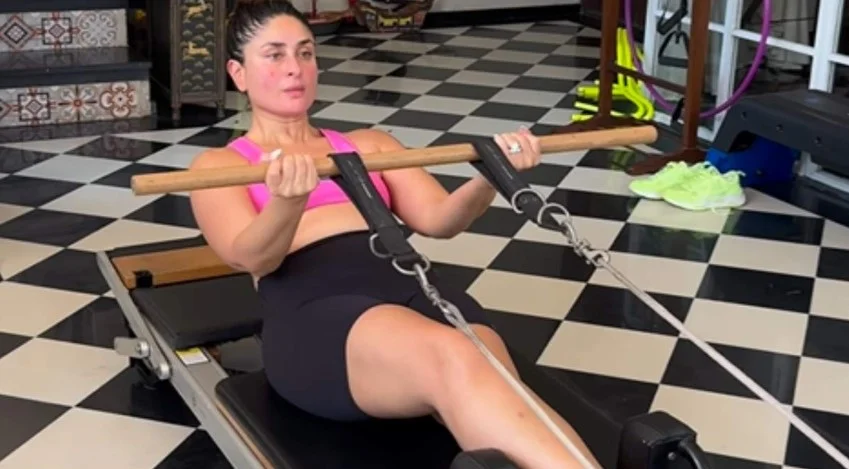 'Pilates girl' Kareena Kapoor Khan goes all out in her fitness session