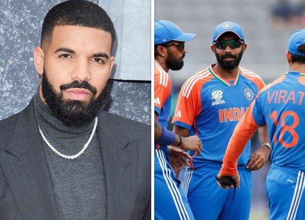 Drake secures a substantial Rs. 7.58 crores in betting on India