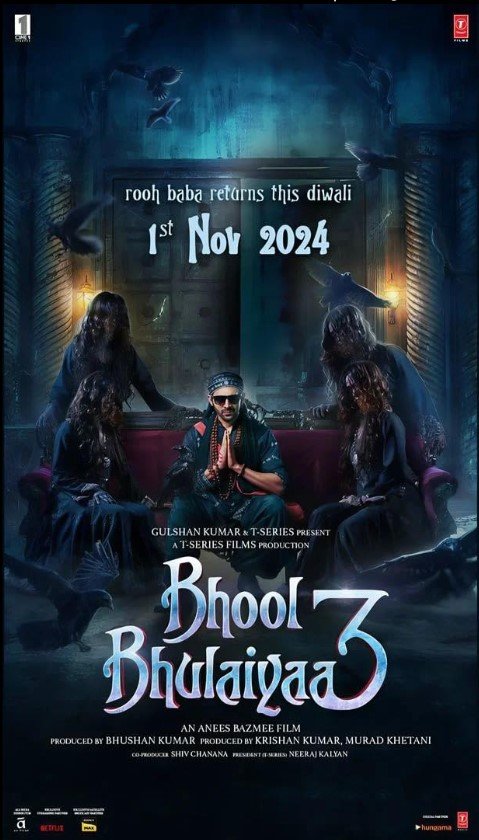 Bhool Bhulaiyaa 3 Story, Review, Trailer, Release Date, Songs, Cast