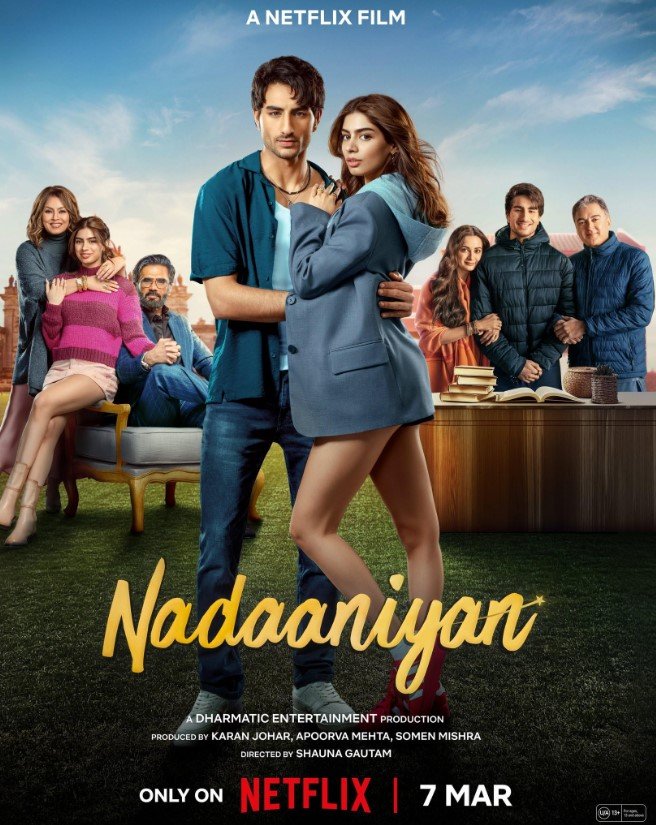 Nadaaniyan (Netflix) Story, Review, Trailer, Release Date, Songs, Cast